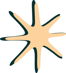 sea star vector illustration