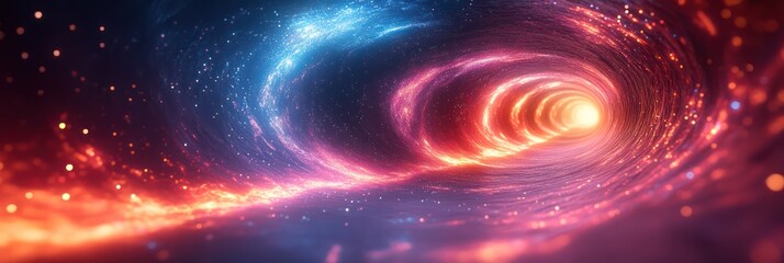 Fototapeta premium Cosmic Vortex: A Journey Through Nebulae