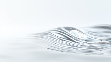 Subtle ripples in clear water create soft reflections, evoking tranquility
