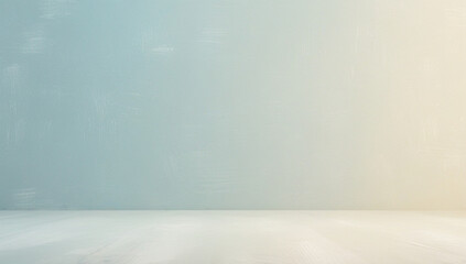 Fototapeta premium An empty room with a clean white wall and light wooden floor, creating a bright and minimalist space. Perfect for showcasing products or designs.