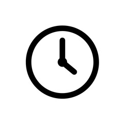 Clock unique icon