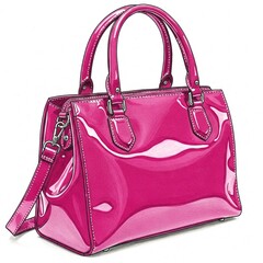 pink female bag