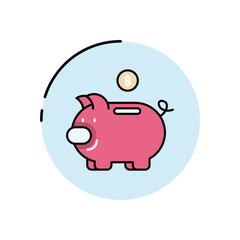 Savings vector icon