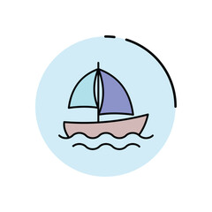 Adventure vector icon