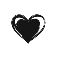 heart with floral pattern