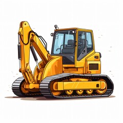 Professional Construction Vehicle Clipart for Infographics, Presentations, and Designs