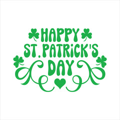  St. Patrick's day, typography t shirt design 