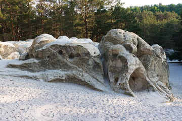 Große Sandhöhlen bei Heers im Harz