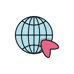 Global Reach vector icon