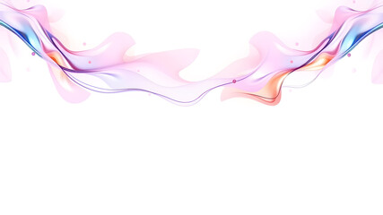 Obraz premium White background with beautiful abstract pattern, banner design. Generative AI