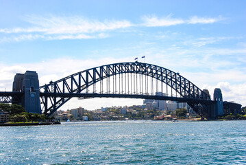 Fototapeta premium Sydney Harbour Bridge spanning across the harbor