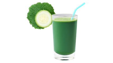 kiwi juice in glass
