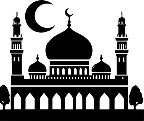 Mosque Victor Silhouettes