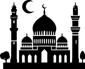 Mosque Victor Silhouettes