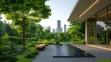 Serenity in Nature: Modern Home Nestled Among Lush Greenery