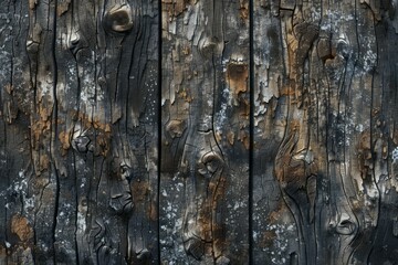 Fototapeta premium Image of old molded wooden fence or wall pattern. Texture for background usage