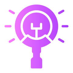 Fototapeta premium ring light gradient icon