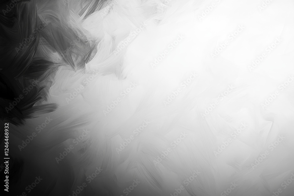 Aufkleber a close-up view of a white blurred background layered with soft grey brushstrokes, evoking a vintage