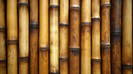 Close-up woven bamboo surface texture for backgrounds. 