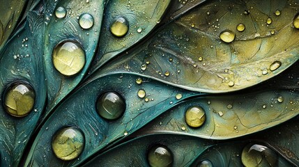 Fototapeta premium Close-up of intricate peacock feather with vibrant hues