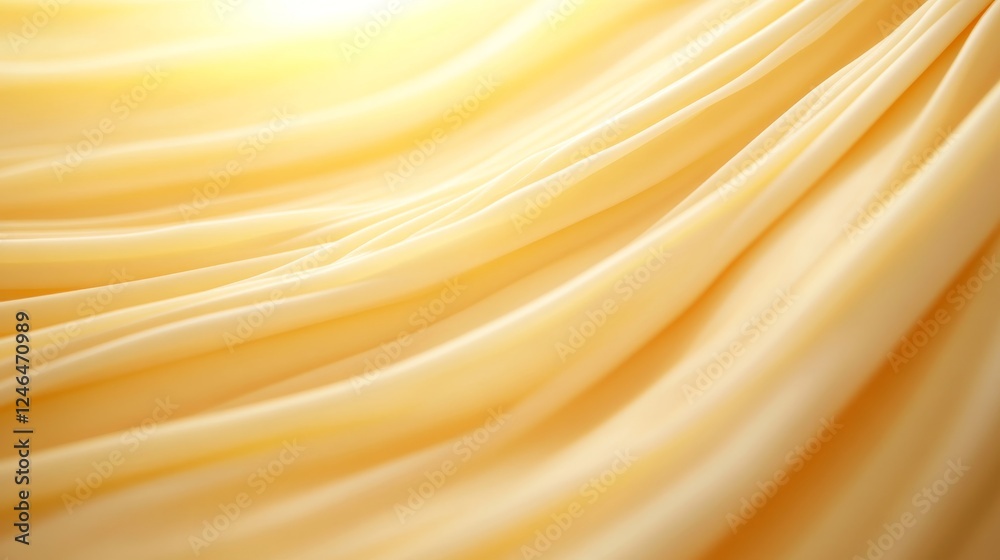 Poster Continuous curves of thin lines evoke a sense of modern harmony, showcasing minimalist elegance with a serene monochromatic palette and ample copy space on the left