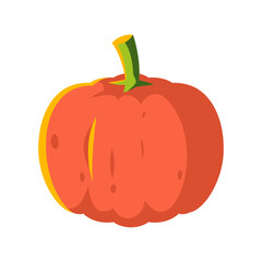 Colorful Pumpkin Illustration