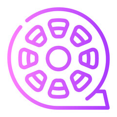 film roll gradient icon