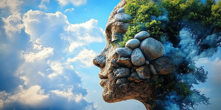 gaia concept for earth day and mother nature