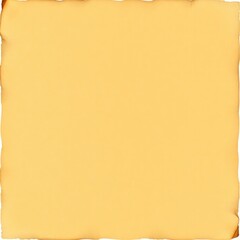Aged vintage parchment paper texture with a worn and weathered look, featuring rough edges and a warm, golden tone. Isolated on white background.