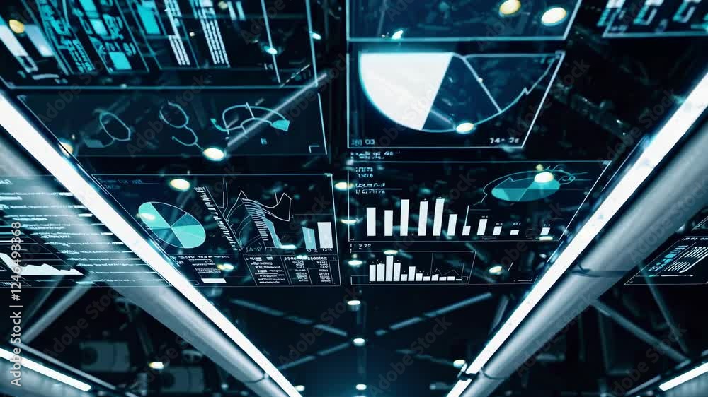 Poster Exploring advanced data visualization techniques in a modern tech environment
