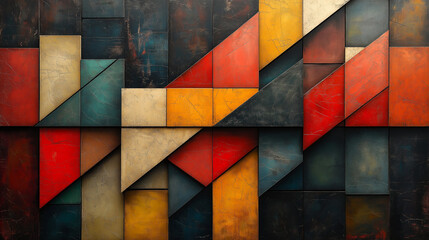 Geometric Abstraction: A Symphony of Shapes and Colors