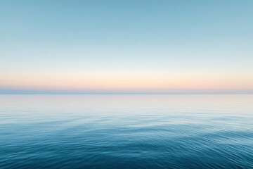 Obraz premium serene gradient background transitioning from deep to light blue, creating a smooth atmospheric effect