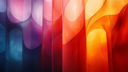  Rising Horizons: A Geometric Abstraction of Light and Structure