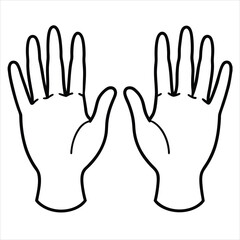 Fototapeta premium hand with gloves