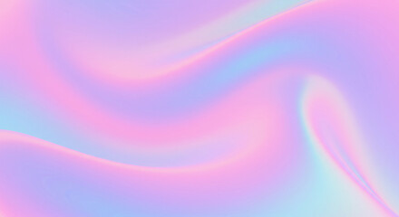 Obraz premium Modern Iridescent Wavy Gradient Texture – Perfect for Digital Art, Social Media, Tech Backgrounds, and Futuristic Designs