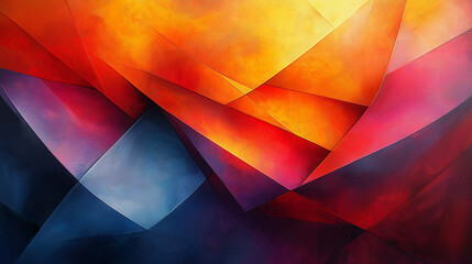 Prismatic Fusion: A Radiant Blend of Light, Geometry, and Color