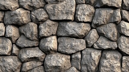 Fototapeta premium A seamless rocky wall texture with deep grooves, natural weathering, and earthy tones, providing an abstract yet highly realistic background. High-resolution 4K photo. -