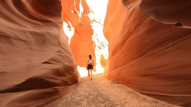 Exploring the Sculpted Sandstone Corridors of Lower Antelope Canyon, Arizona