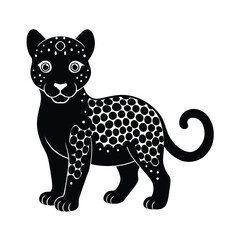 Fototapeta premium vector illustration of a leopard