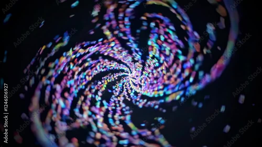 Leinwandbilder colorful swirling patterns create an immersive visual experience in a digital space