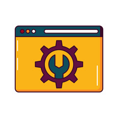 Manufacture Industry Website Colored Icon