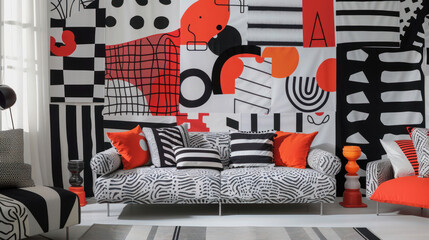 Stylish Typography focused congratulations featuring playful patterns and bold accents for a cheerful ambiance