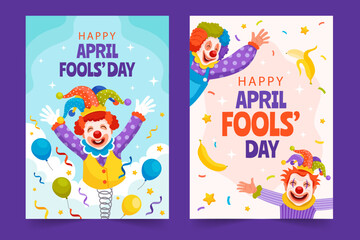 Cheerful April Fools' Day Greeting Cards