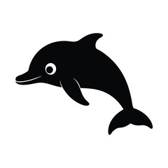 Fototapeta premium dolphin isolated on white background