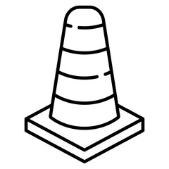 Cone Outline Icon
