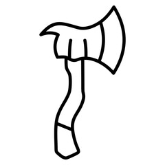 Axe Outline Icon
