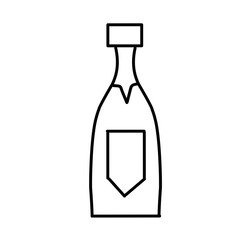Alcohol drink bottles icons