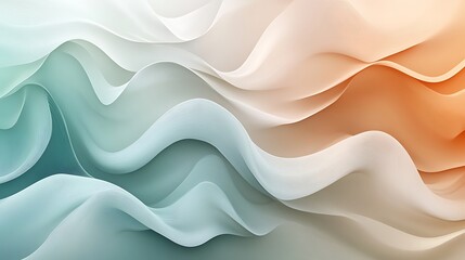 Abstract background with soft pastel colors waves