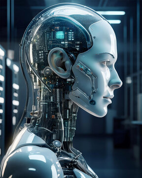 Robot humano&iuml;de futuriste