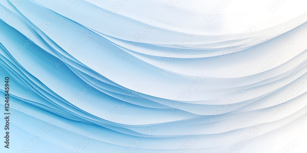 Poster background with many overlapping curves and a simple light blue gradient.